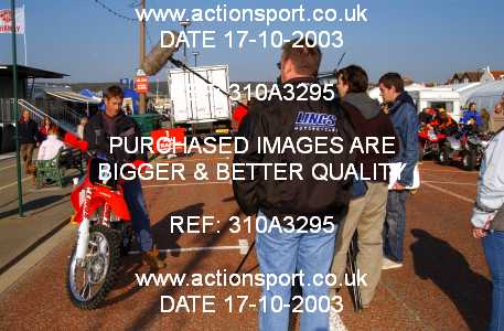 Photo: 310A3295 ActionSport Photography 18,19/10/2003 Weston Beach Race  _2_Solos #4