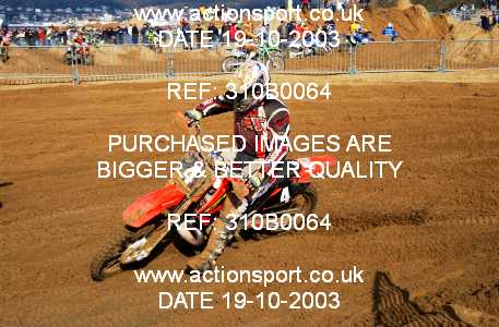Photo: 310B0064 ActionSport Photography 18,19/10/2003 Weston Beach Race  _2_Solos #4