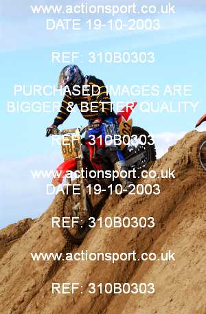 Photo: 310B0303 ActionSport Photography 18,19/10/2003 Weston Beach Race  _2_Solos #603