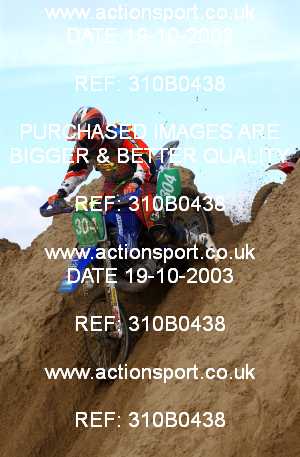 Photo: 310B0438 ActionSport Photography 18,19/10/2003 Weston Beach Race  _2_Solos #304