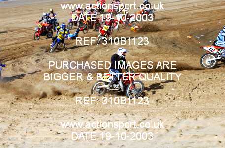 Photo: 310B1123 ActionSport Photography 18,19/10/2003 Weston Beach Race  _2_Solos #249