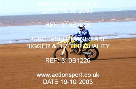 Photo: 310B1226 ActionSport Photography 18,19/10/2003 Weston Beach Race  _2_Solos #172