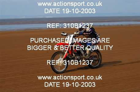 Photo: 310B1237 ActionSport Photography 18,19/10/2003 Weston Beach Race  _2_Solos #47