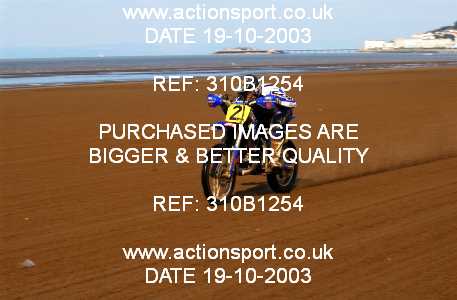 Photo: 310B1254 ActionSport Photography 18,19/10/2003 Weston Beach Race  _2_Solos #2