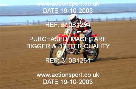 Photo: 310B1264 ActionSport Photography 18,19/10/2003 Weston Beach Race  _2_Solos #4