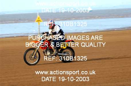 Photo: 310B1325 ActionSport Photography 18,19/10/2003 Weston Beach Race  _2_Solos #718