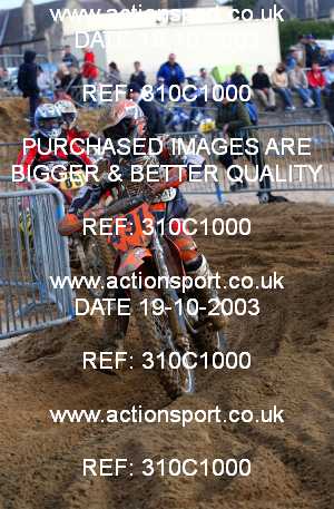 Photo: 310C1000 ActionSport Photography 18,19/10/2003 Weston Beach Race  _2_Solos #491