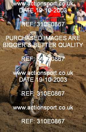 Photo: 310E0867 ActionSport Photography 18,19/10/2003 Weston Beach Race  _2_Solos #47