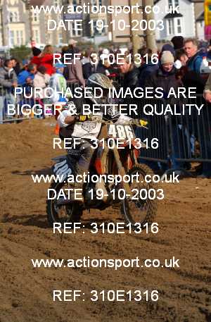 Photo: 310E1316 ActionSport Photography 18,19/10/2003 Weston Beach Race  _2_Solos #486