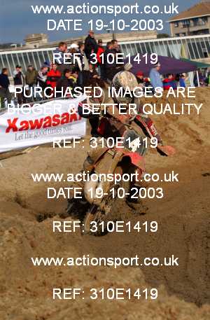 Photo: 310E1419 ActionSport Photography 18,19/10/2003 Weston Beach Race  _2_Solos #4