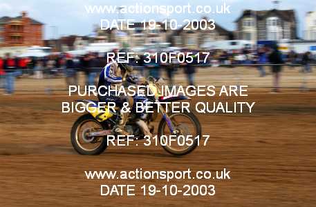 Photo: 310F0517 ActionSport Photography 18,19/10/2003 Weston Beach Race  _2_Solos #2