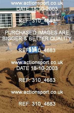Photo: 310_4683 ActionSport Photography 18,19/10/2003 Weston Beach Race  _1_QuadsAndSidecars #516