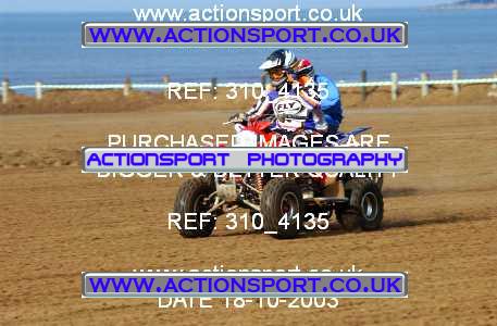 Photo: 310_4135 ActionSport Photography 18,19/10/2003 Weston Beach Race  _1_QuadsAndSidecars #577