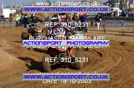 Photo: 310_5231 ActionSport Photography 18,19/10/2003 Weston Beach Race  _1_QuadsAndSidecars #577