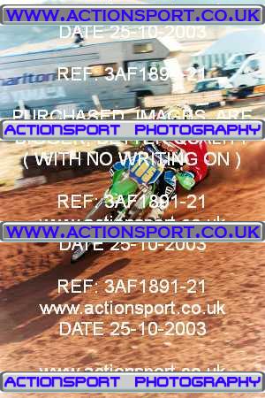 Photo: 3AF1891-21 ActionSport Photography 25/10/2003 AMCA Upton Motorsports Club [SATURDAY ONLY] - Bromsberrow   _7_125Experts #105