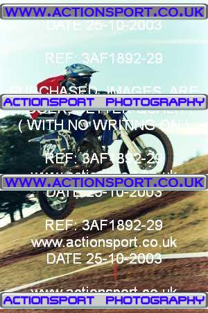 Photo: 3AF1892-29 ActionSport Photography 25/10/2003 AMCA Upton Motorsports Club [SATURDAY ONLY] - Bromsberrow   _6_InterJuniors #132