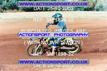 Photo: 3AF1898-32 ActionSport Photography 25/10/2003 AMCA Upton Motorsports Club [SATURDAY ONLY] - Bromsberrow   _4_250-750Juniors #13