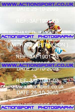 Photo: 3AF1901-03 ActionSport Photography 25/10/2003 AMCA Upton Motorsports Club [SATURDAY ONLY] - Bromsberrow   _5_125Seniors #10