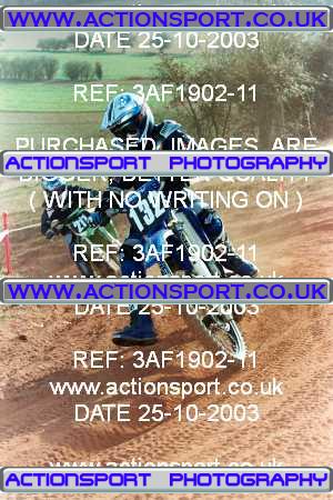 Photo: 3AF1902-11 ActionSport Photography 25/10/2003 AMCA Upton Motorsports Club [SATURDAY ONLY] - Bromsberrow   _6_InterJuniors #132