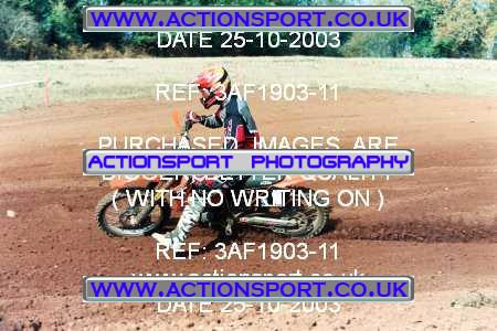 Photo: 3AF1903-11 ActionSport Photography 25/10/2003 AMCA Upton Motorsports Club [SATURDAY ONLY] - Bromsberrow   _7_125Experts #1