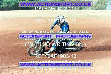 Photo: 3AF1903-13 ActionSport Photography 25/10/2003 AMCA Upton Motorsports Club [SATURDAY ONLY] - Bromsberrow   _7_125Experts #92