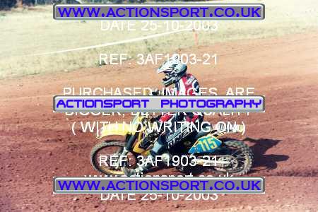 Photo: 3AF1903-21 ActionSport Photography 25/10/2003 AMCA Upton Motorsports Club [SATURDAY ONLY] - Bromsberrow   _7_125Experts #115