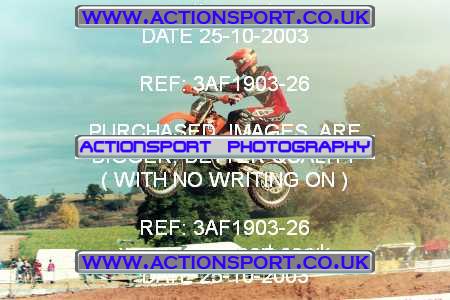 Photo: 3AF1903-26 ActionSport Photography 25/10/2003 AMCA Upton Motorsports Club [SATURDAY ONLY] - Bromsberrow   _7_125Experts #1