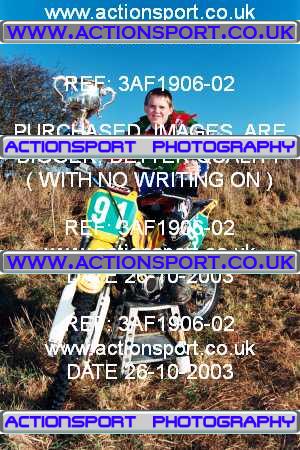 Photo: 3AF1906-02 ActionSport Photography 26/10/2003 Severn Valley SSC - Hawkesbury Upton _4_BigWheel85s #91