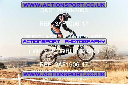 Photo: 3AF1906-17 ActionSport Photography 26/10/2003 Severn Valley SSC - Hawkesbury Upton _1_AMX #1