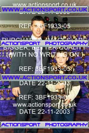 Photo: 3BF1933-05 ActionSport Photography 22/11/2003 Severn Valley SSC Presentation _1_AllPhotos #1