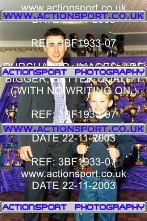 Photo: 3BF1933-07 ActionSport Photography 22/11/2003 Severn Valley SSC Presentation _1_AllPhotos #1