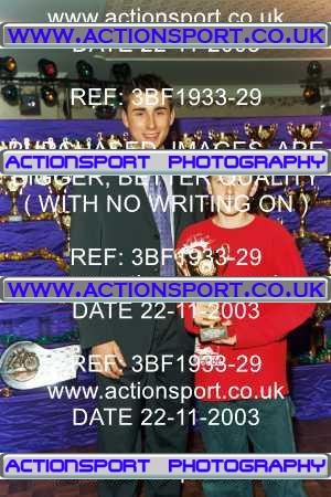 Photo: 3BF1933-29 ActionSport Photography 22/11/2003 Severn Valley SSC Presentation _1_AllPhotos #3