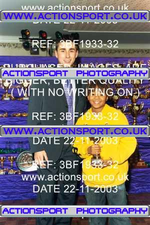 Photo: 3BF1933-32 ActionSport Photography 22/11/2003 Severn Valley SSC Presentation _1_AllPhotos #3