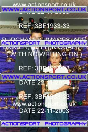 Photo: 3BF1933-33 ActionSport Photography 22/11/2003 Severn Valley SSC Presentation _1_AllPhotos #3