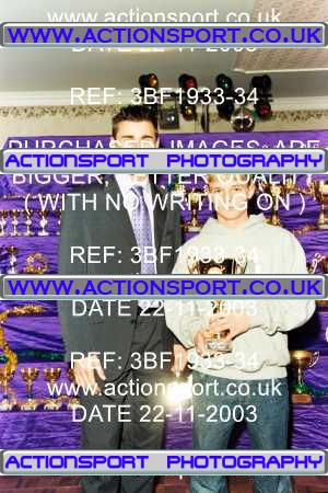 Photo: 3BF1933-34 ActionSport Photography 22/11/2003 Severn Valley SSC Presentation _1_AllPhotos #3