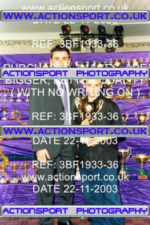 Photo: 3BF1933-36 ActionSport Photography 22/11/2003 Severn Valley SSC Presentation _1_AllPhotos #3