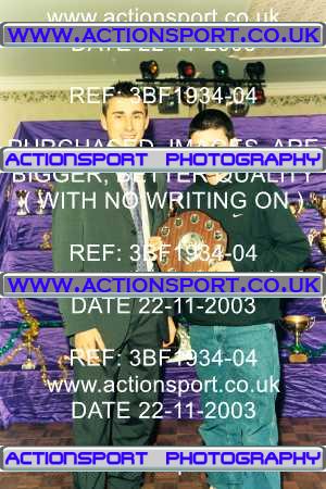 Photo: 3BF1934-04 ActionSport Photography 22/11/2003 Severn Valley SSC Presentation _1_AllPhotos #7