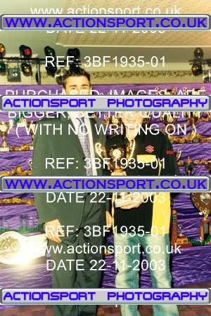 Photo: 3BF1935-01 ActionSport Photography 22/11/2003 Severn Valley SSC Presentation _1_AllPhotos #3