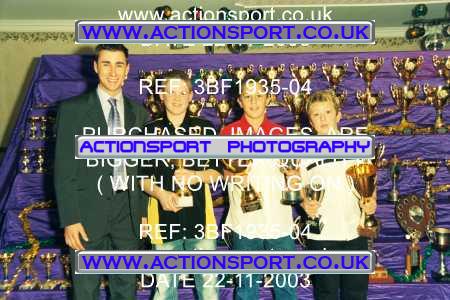Photo: 3BF1935-04 ActionSport Photography 22/11/2003 Severn Valley SSC Presentation _1_AllPhotos #3