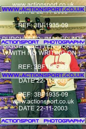 Photo: 3BF1935-09 ActionSport Photography 22/11/2003 Severn Valley SSC Presentation _1_AllPhotos #4