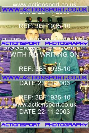 Photo: 3BF1935-10 ActionSport Photography 22/11/2003 Severn Valley SSC Presentation _1_AllPhotos #4