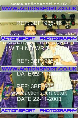 Photo: 3BF1935-16 ActionSport Photography 22/11/2003 Severn Valley SSC Presentation _1_AllPhotos #4