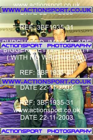 Photo: 3BF1935-31 ActionSport Photography 22/11/2003 Severn Valley SSC Presentation _1_AllPhotos #6