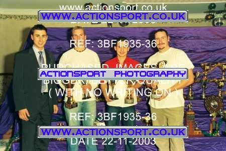 Photo: 3BF1935-36 ActionSport Photography 22/11/2003 Severn Valley SSC Presentation _1_AllPhotos #6