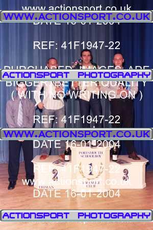 Photo: 41F1947-22 ActionSport Photography 16/01/2004 Portsmouth SSC Presentation _1_AllPhotos #7