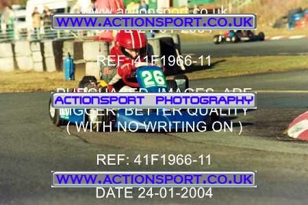 Photo: 41F1966-11 ActionSport Photography 24/01/2004 Camberley Kart Club - Blackbushe  _1_Cadets #26