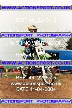 Photo: 44_2245-15 ActionSport Photography 11/04/2004 YMSA Poole & Parkstone MC - Martinstown _6_100s #64