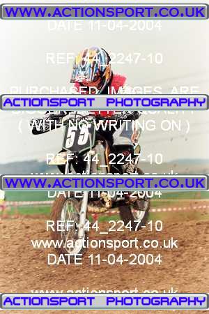Photo: 44_2247-10 ActionSport Photography 11/04/2004 YMSA Poole & Parkstone MC - Martinstown _1_65s #55