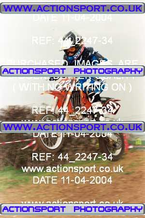 Photo: 44_2247-34 ActionSport Photography 11/04/2004 YMSA Poole & Parkstone MC - Martinstown _1_65s #22