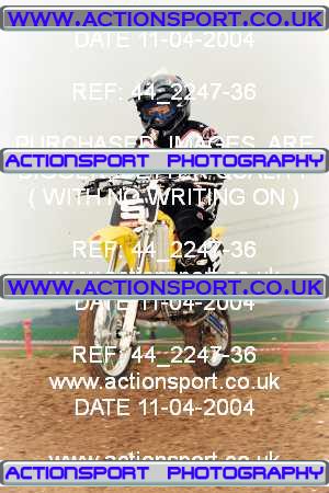 Photo: 44_2247-36 ActionSport Photography 11/04/2004 YMSA Poole & Parkstone MC - Martinstown _1_65s #5